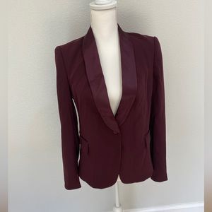 Victoria’s Secret Maroon blazer. Never been worn. Size 6.